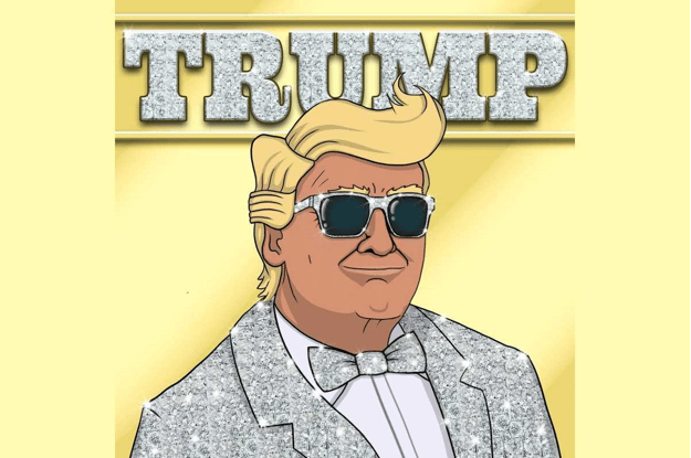 Donald Trump's digital trading card collection sells out in less than a day, Donald Trump